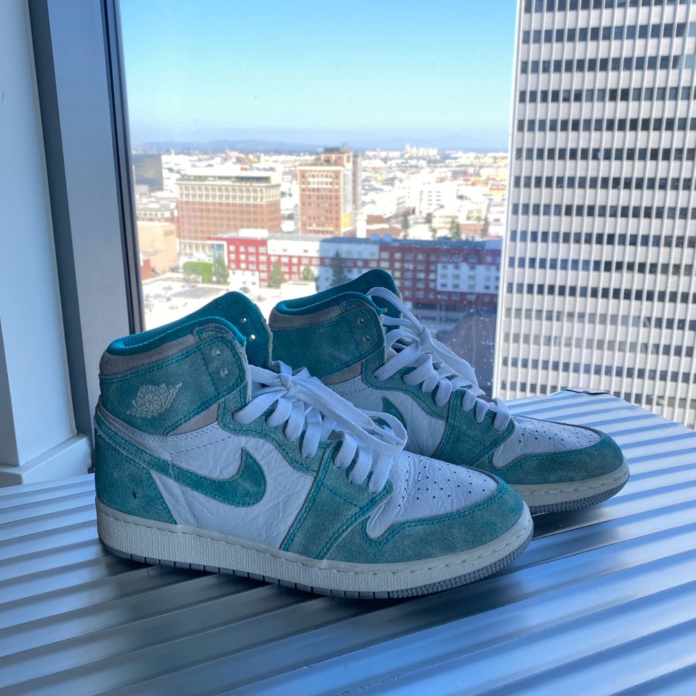 Nike Air Jordan 1 Retro High Turbo Green Kids 6Y